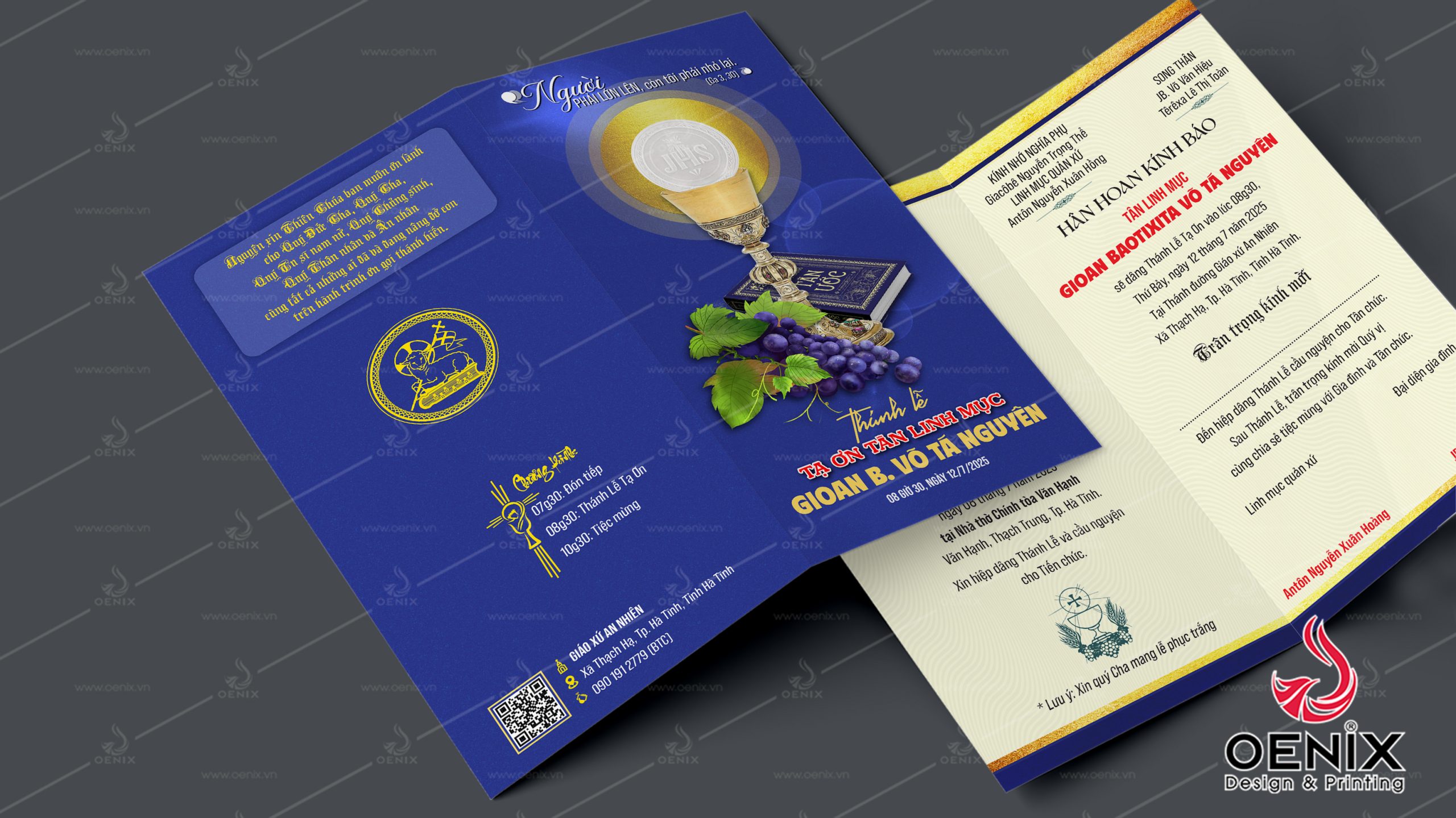 Thiệp mời tạ ơn Linh mục (1)